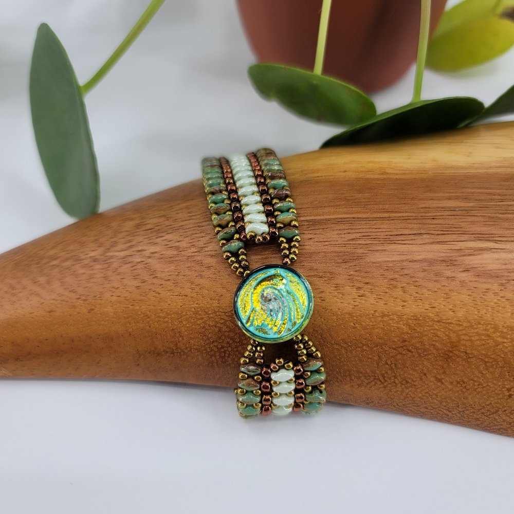 Hand Made Beaded Super Duo Bracelet